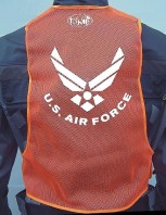 USAF back orng mc